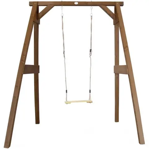 AXI Portique en Bois FSC - Balançoires Enfant en Marron  Balançoire pour Enfants pour l’extérieur / le jardin