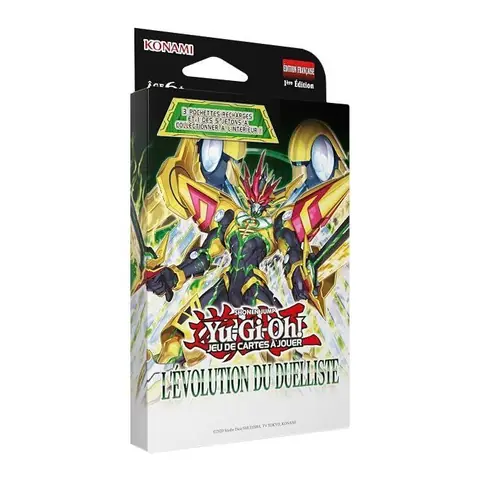 Pack de 3 boosters - KONAMI - Yu-Gi-Oh! - LÉvolution du Duelliste - 28 cartes dont 1 carte jeton exclusive - Dès 6 ans