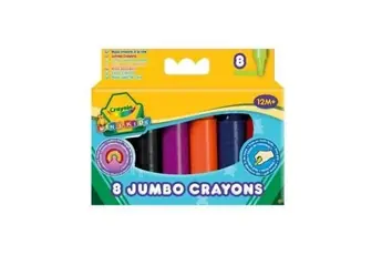 - Boîte de 8 maxi crayons en cire