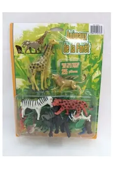25 Figurines Animaux De La Forêt Multicolore