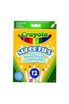 Supertips 12 Feutres à dessiner lavables