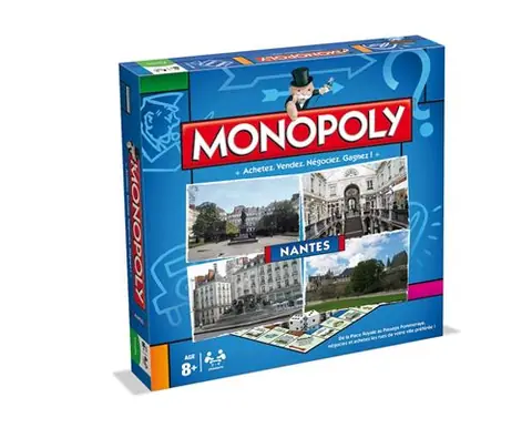 Winning Moves Monopoly Nantes - Jeu de société édition ville