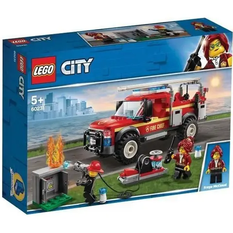 LEGO® City 60231 Le camion du chef des pompiers - Jeu de Construction