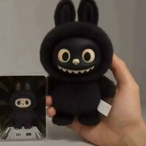Monstres de poupée Labubu - Cadeau danniversaire de Noël dHalloween et de Saint-Valentin - Nez blanc