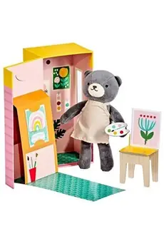 Petit Collage jeu de rôle Béatrice l'ours junior en peluche