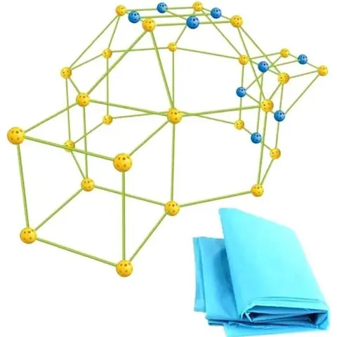 Construction Fort Kit de Construction，Construisez Votre Cabane，Construire Kit de Construction de Fort pour Enfants