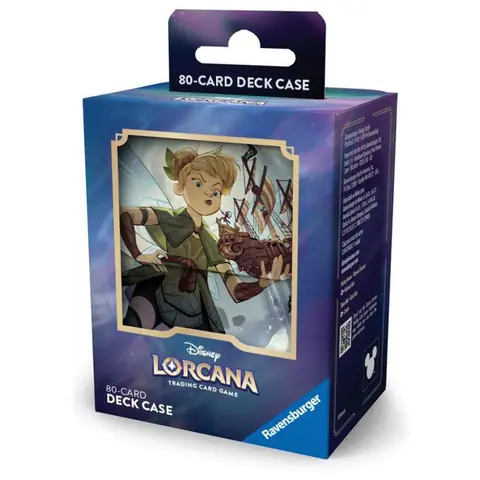 Carte à collectionner Lorcana Disney Ravensburger Le Règne de Jafar Boîte de rangement de deck Fée Clochette