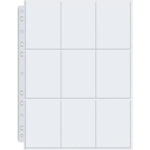 Classeur Carte Pokemon A4 - Pokemon - Pochette 30pcs - Plastique Transparent - 9 Poches - 225x292cm