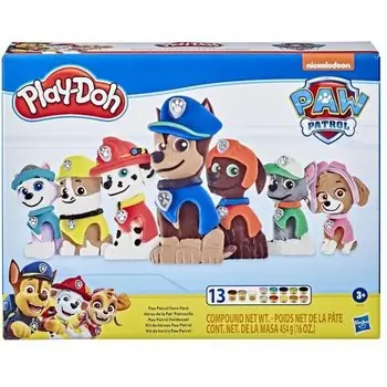 PLAY-DOH - Pat' Patrouille - Héros de la Pat' Patrouille avec 13 couleurs de pâte PLAY-DOH - atoxique