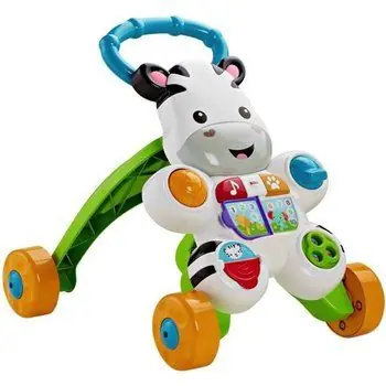 Fisher-Price - Mon Trotteur Zèbre Parlant - Trotteur bébé  - 6 mois et +