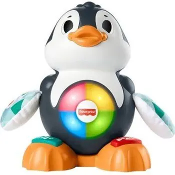 Fisher-Price - Valentin le Pingouin Linkimals - Jouet d'éveil bébé - Dès 9 mois
