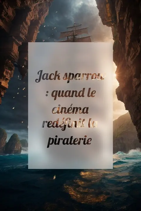 Jack sparrow : quand le cinéma redéfinit la piraterie