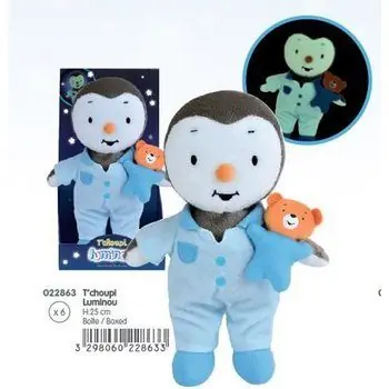 JEMINI Peluche T'choupi Luminou 25cm