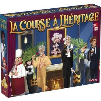 LANSAY® - LA COURSE A L'HÉRITAGE - Jeu de société - 2 à 6 joueurs - Dès 8 ans