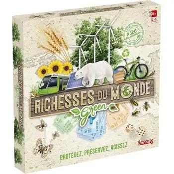 LANSAY® - RICHESSES DU MONde GREEN - Jeu de société - 2 à 6 joueurs - Dès 8 ans