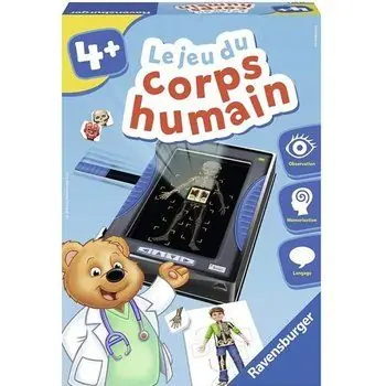 Le jeu du corps humain  - Jeu éducatif - Découverte du corps humain - Ravensburger - Dès 4 ans