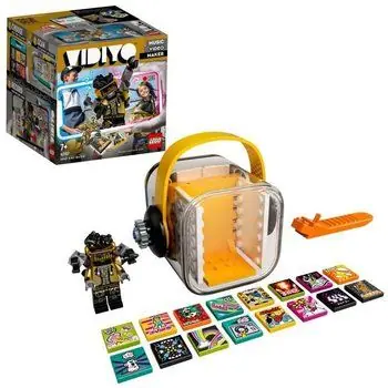 LEGO® 43107 VIDIYO™ Hiphop Robot BeatBox Créateur de Clip Vidéo Musique, Jouet Musical, Appli Set de Réalité Augmentée avec Figurine