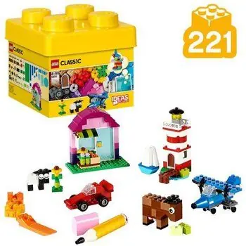 LEGO® Classic 10692 Les Briques Créatives Boîte De Rangement Et Jouet De Construction Educatif Pour Enfants De 4 Ans Et +