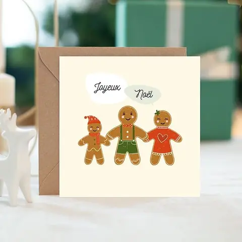 les cartes de Noël à personnaliser, une activité à partager en famille pour les fêtes