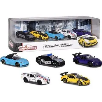 MAJORETTE Porsche 5 pièces en métal Giftpack
