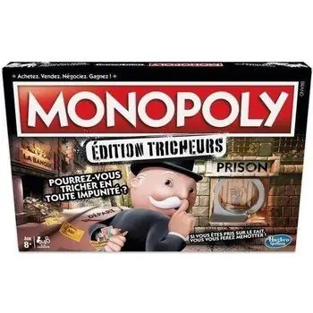 MONOPOLY - Tricheurs - Jeu de societe - Jeu de plateau - Version francaise