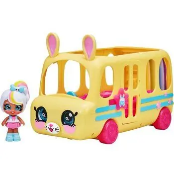 MOOSE TOYS  - Bus et 1 poupée Mindi Kindi 9cm - Kindi Kids