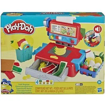 PLAY-DOH - jouet Caisse enregistreuse avec 4 Pots de pâte PLAY-DOH - atoxique