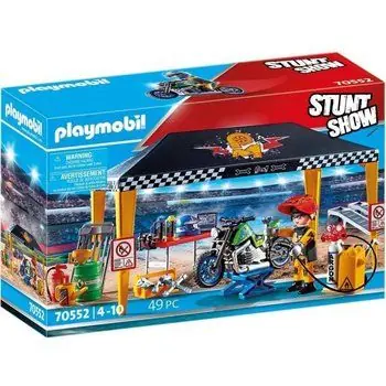 PLAYMOBIL - 70552 - Stuntshow Atelier de réparation