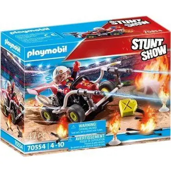 PLAYMOBIL - 70554 - Stuntshow Véhicule et pompier