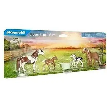 PLAYMOBIL - 71000 - 2 poneys islandais et poulains