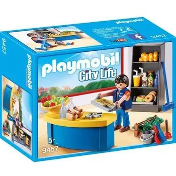 PLAYMOBIL 9457 - City Life - Surveillant avec boutique