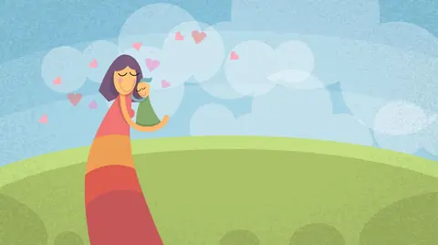 Poèmes sur les enfants - À un enfant - Dédié à toutes les mères
