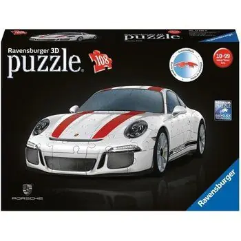 PORSCHE Puzzle 3D 911 R - Ravensburger - Véhicule 108 pièces - sans colle - Dès 8 ans