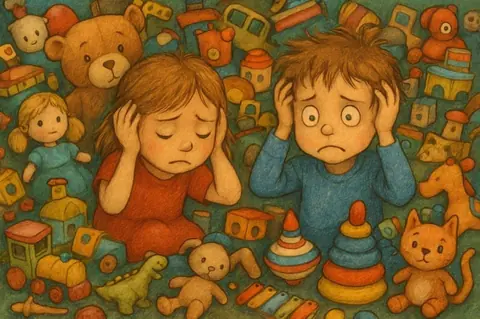 Prévenir le surmenage des enfants face à un trop-plein de jouets