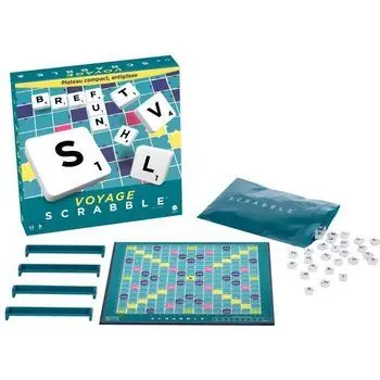 SCRABBLE VOYAGE Jeu de société - 2 à 4 joueurs - 10 ans et +