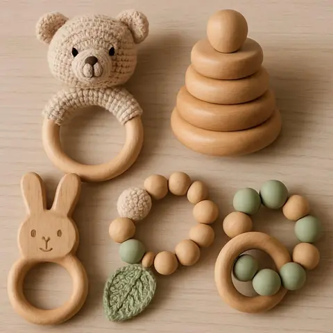 Sélection de jouets durables et évolutifs pour l’éveil des bébés de 1 an