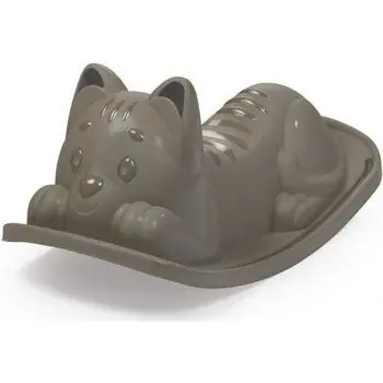 SMOBY Bascule Chat Gris Plein Air