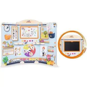 SMOBY - School - Triptyque école avec activités éducatives pour enfant