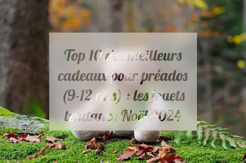 Top 10 des meilleurs cadeaux pour préados (9-12 ans) : les jouets tendance Noël 2024