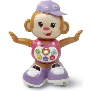 VTECH BABY - Titi Ouistiti Rose - Petit Singe Interactif