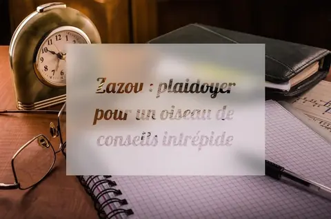 Zazou : plaidoyer pour un oiseau de conseils intrépide