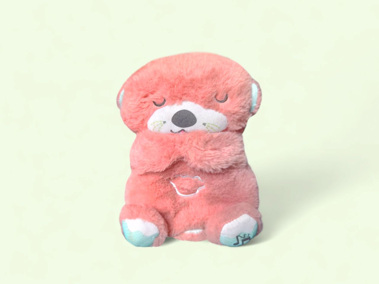 Peluche rose au style kawaii