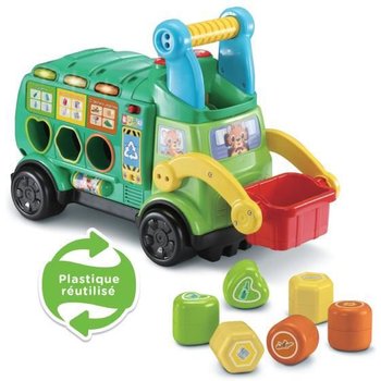 VTECH BABY – Maxi Camion Poubelle Recyclo’Formes