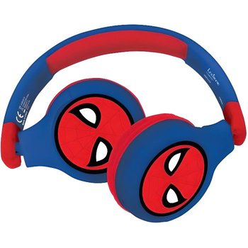 SPIDER-MAN Casque 2-en-1 Bluetooth® et filaire confortable et pliable pour enfants avec limitation de son – LEXIBOOK