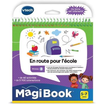 VTECH – Livre Interactif Magibook – En Route Pour L’École