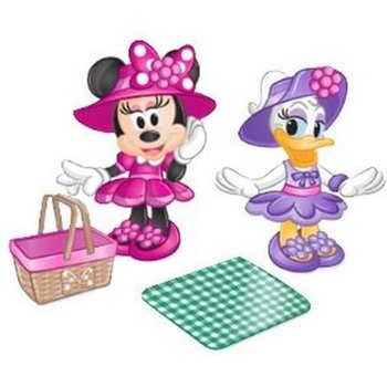 Minnie, 2 figurines articulées 7,5 cm avec accessoires, Thème Tea Party, Jouet pour enfants dès 3 ans, MCN174