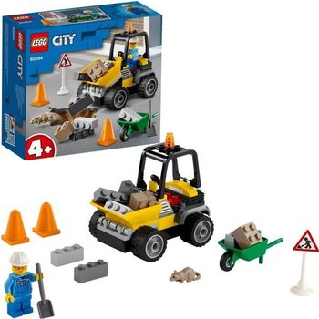 LEGO® City 60284 Le camion de chantier, chargeur frontal à benne basculante, jouet voiture pour garçon ou fille de 4 ans et plus