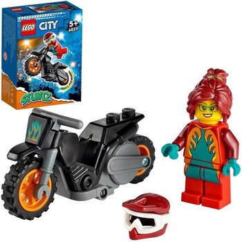 LEGO® 60311 City Stuntz La Moto De Cascade De Feu À Rétrofriction Avec Minifigure Cascadeur, Jouet Pour Enfants Dès 5 Ans