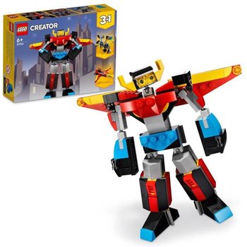LEGO® 31124 Creator 3 en 1 Le Super Robot, Se Transforme en Dragon et en Avion à Réaction, Créatif Pour les Enfants de 7 Ans et Plus