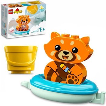 LEGO® 10964 DUPLO Jouet de Bain : Le Panda Rouge Flottant, Set Baignoire pour Bébés et Enfants de 1.5+ ans